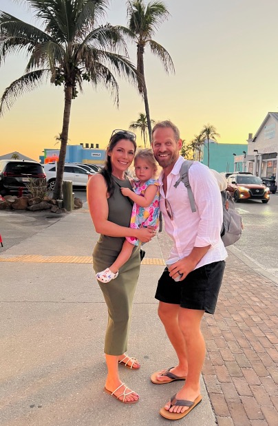 Teresa family sunset
